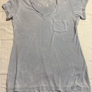 Alternative Light Gray V-Neck Tee
